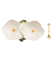 Figural Flower Double Tidbit by Mud Pie