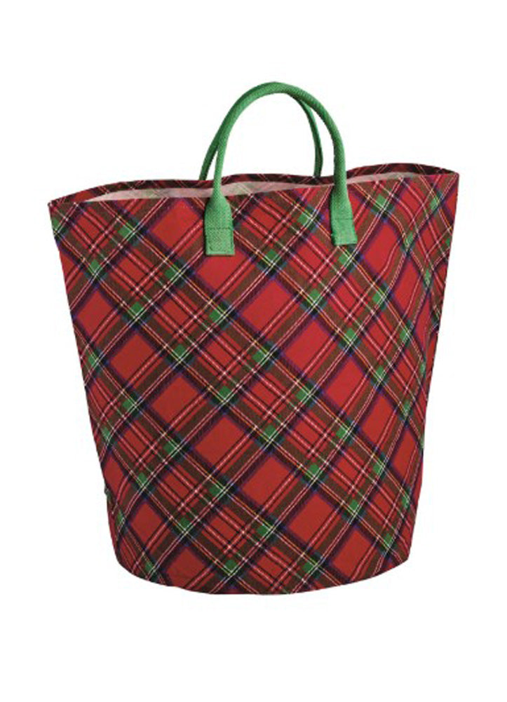 Tartan Oversized Tote by Mud Pie