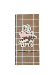 Coop Canvas Patch Towel by Mud Pie
