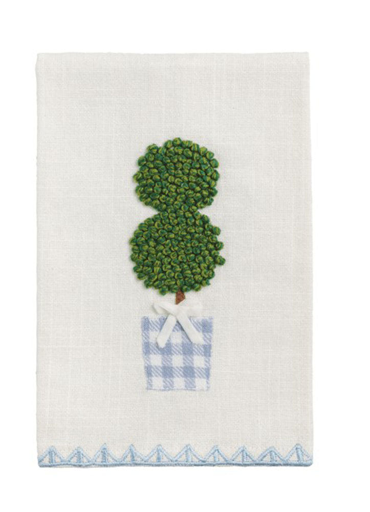 Topiary Tea Towel by Mud Pie