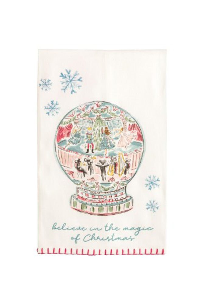 Snow Globe Towel by Mud Pie