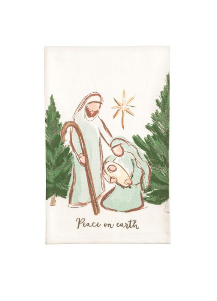 Mary Printed Towel by Mud Pie