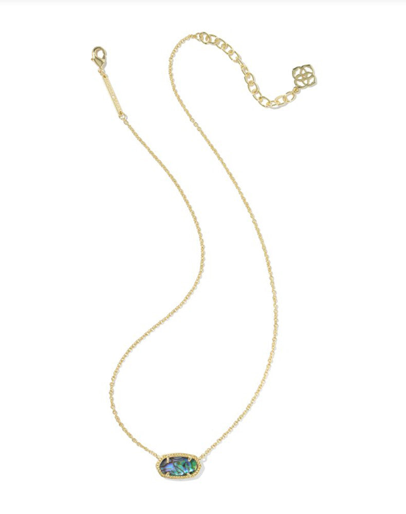 Elisa Necklace Gold Abalone Shell by Kendra Scott
