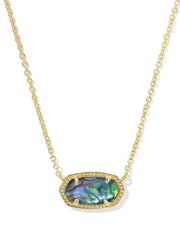 Elisa Necklace Gold Abalone Shell by Kendra Scott