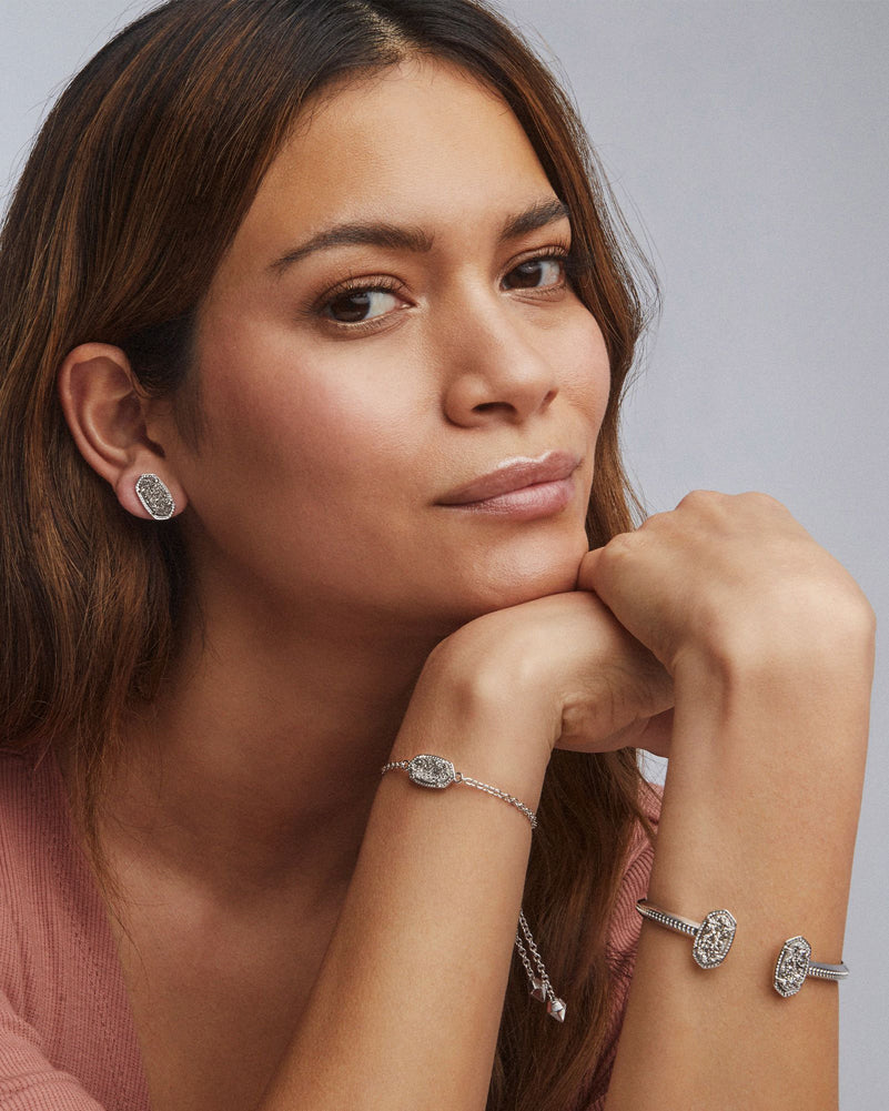 Ellie Stud Earring Gld Plat Drusy by Kendra Scott