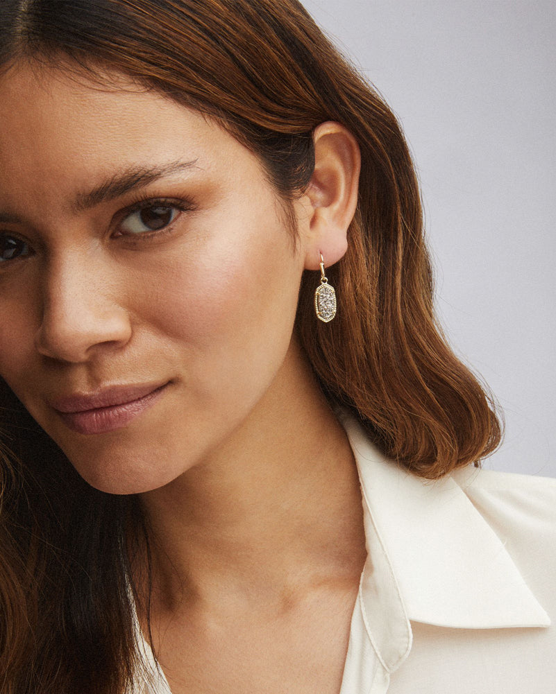 Lee Earring Gold Plat Drusy by Kendra Scott