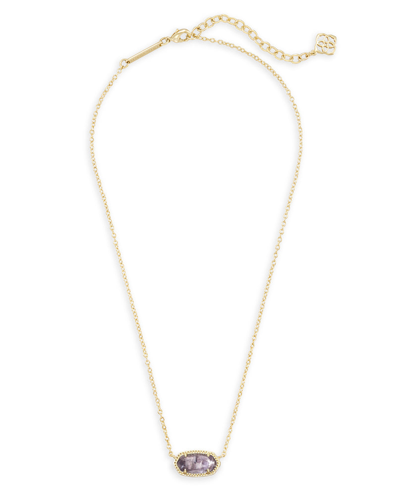 Elisa Nck Gold Purple Am by Kendra Scott