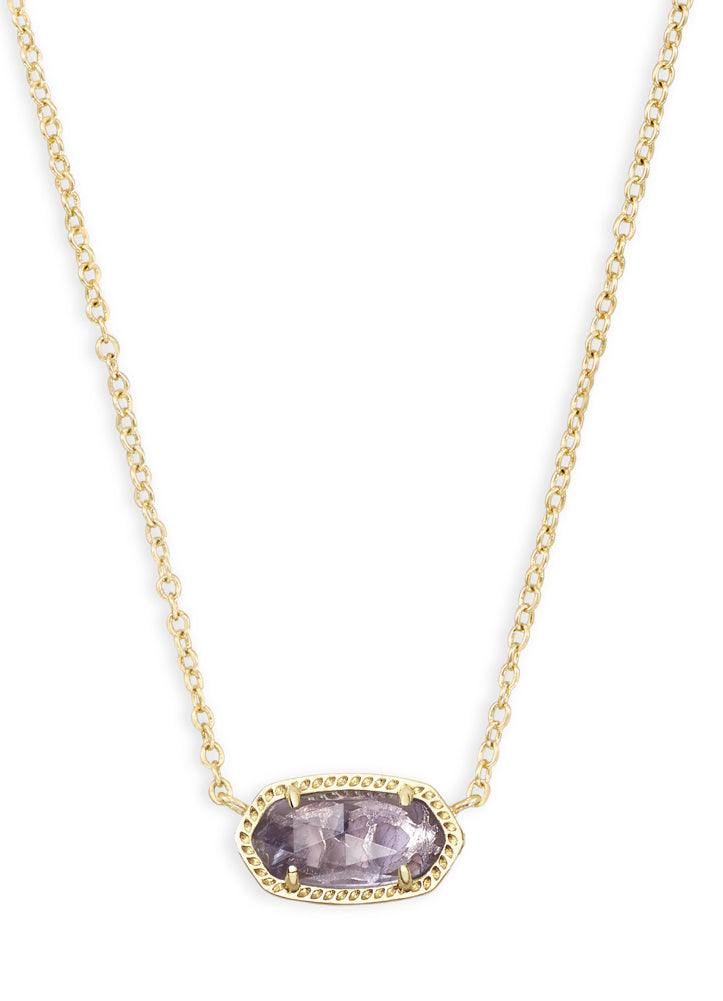 Elisa Nck Gold Purple Am by Kendra Scott