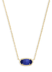 Elisa Necklace in Gold Cobalt by Kendra Scott