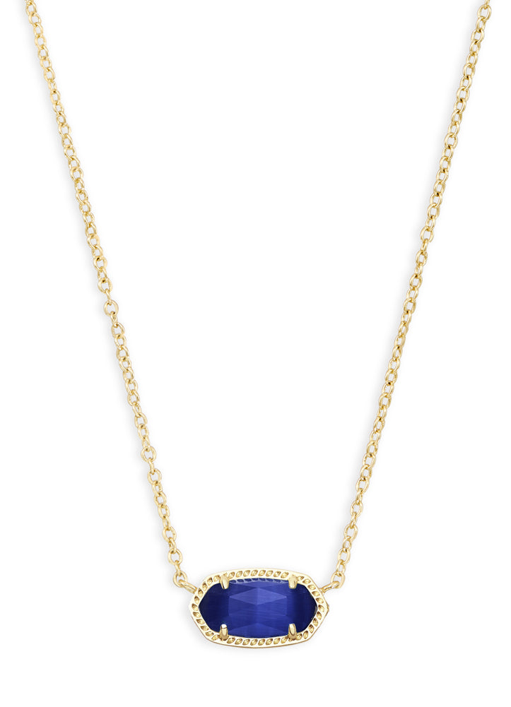 Elisa Necklace in Gold Cobalt by Kendra Scott
