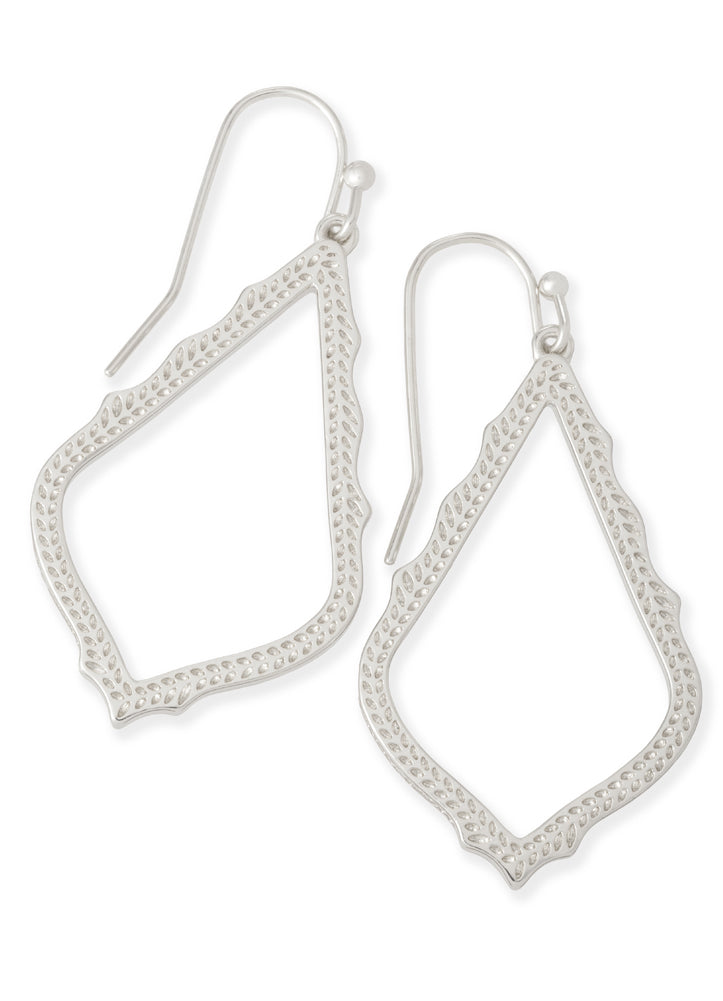 Sophia Earring Rhodium Metal by Kendra Scott