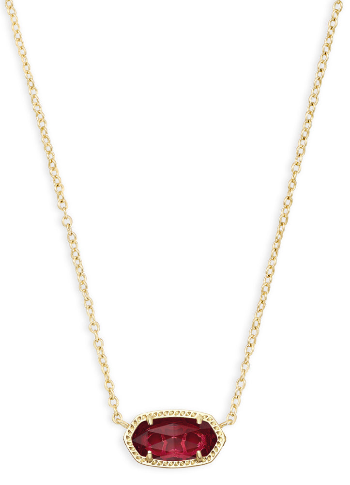 Elisa Neck Gld Clr Berry by Kendra Scott