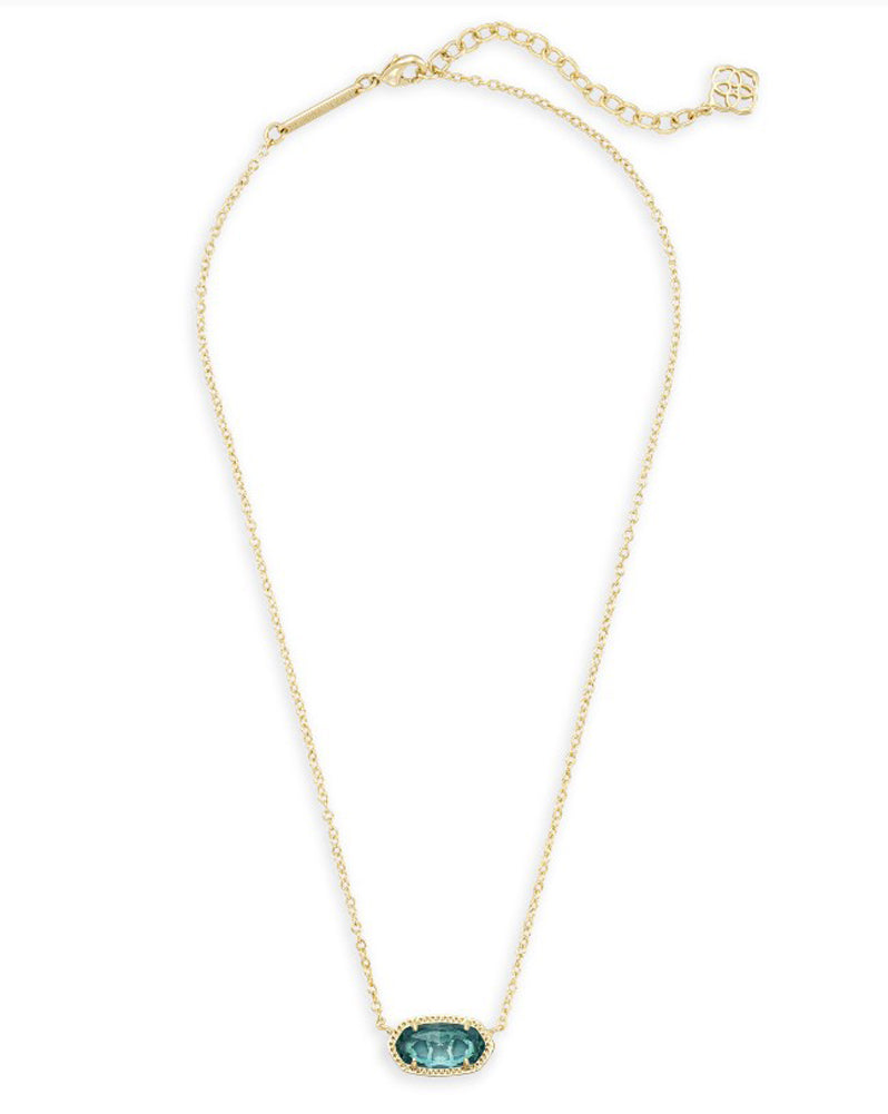 Elisa Necklace Gold London Blue by Kendra Scott