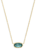 Elisa Necklace Gold London Blue by Kendra Scott