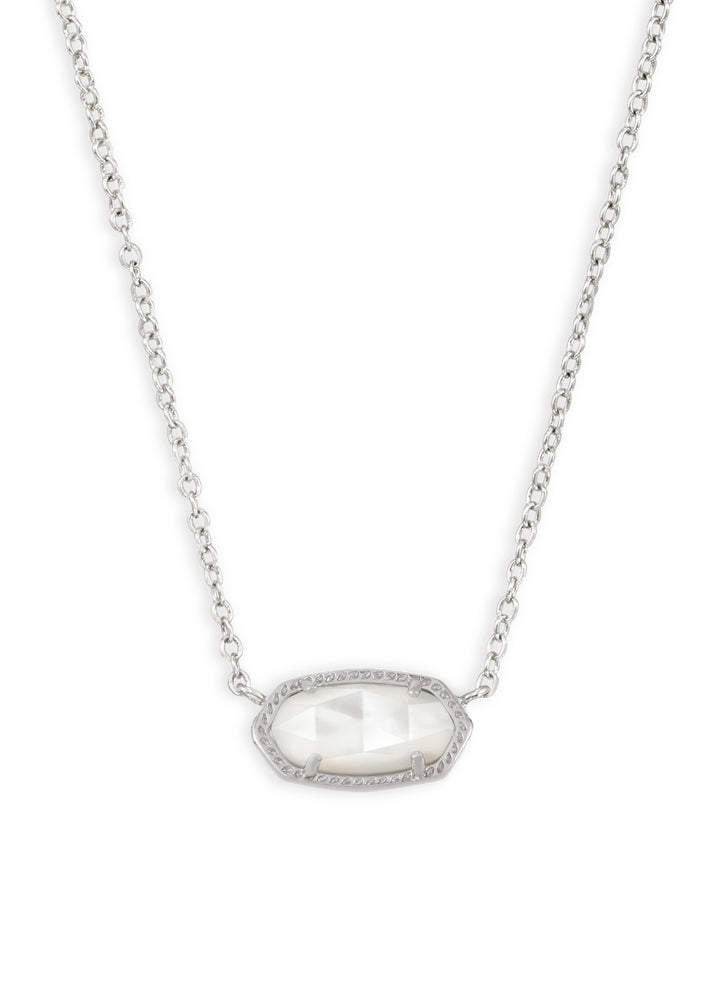 Elisa Sht Pen Neck Rhodium Ivy Mop by Kendra Scott