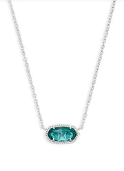 Elisa Necklace Rhod London Blue by Kendra Scott