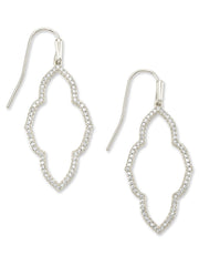Abbie Sm Open Frm Ear Rhod Metal by Kendra Scott