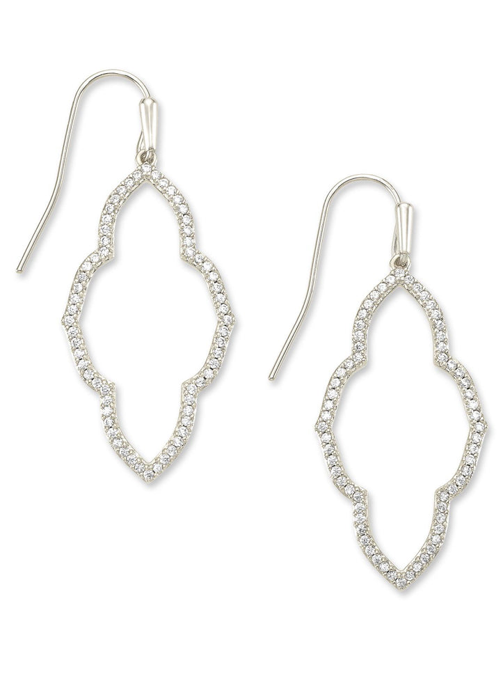Abbie Sm Open Frm Ear Rhod Metal by Kendra Scott