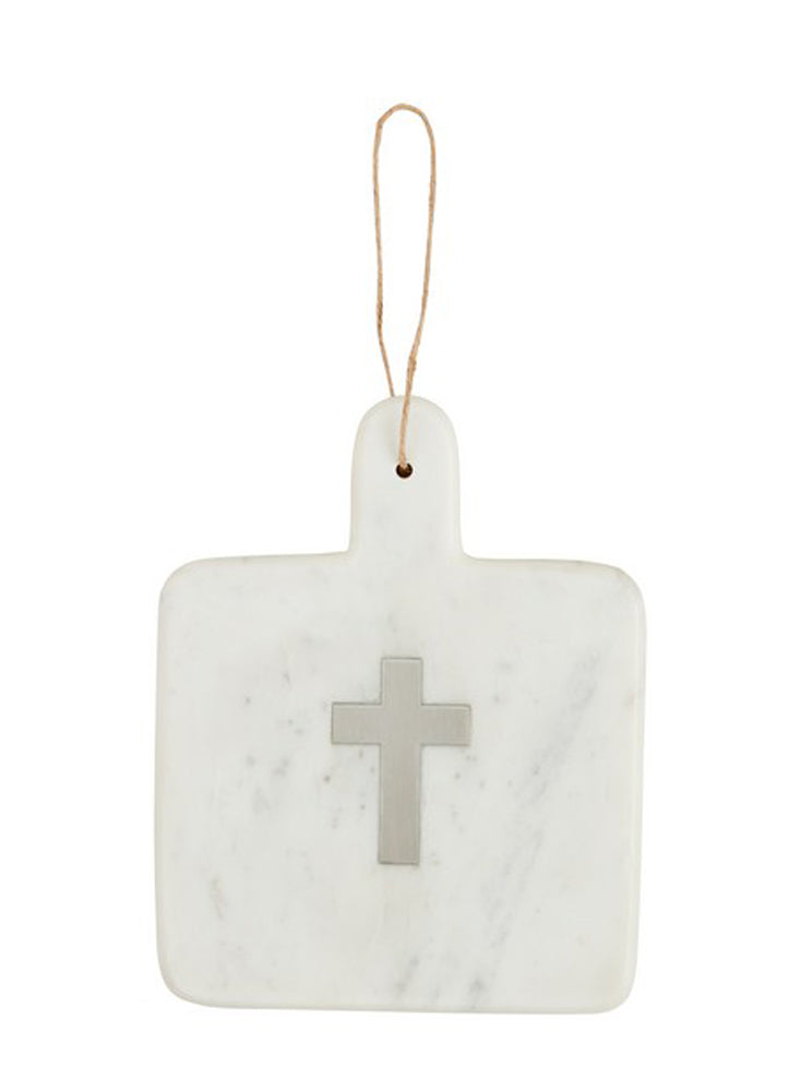 Marble Board with Cross by Mud Pie