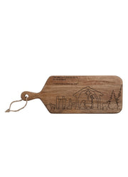 Nativity Wood Board by Mud Pie