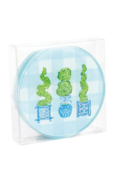 Three Topiary Coaster by Mud Pie