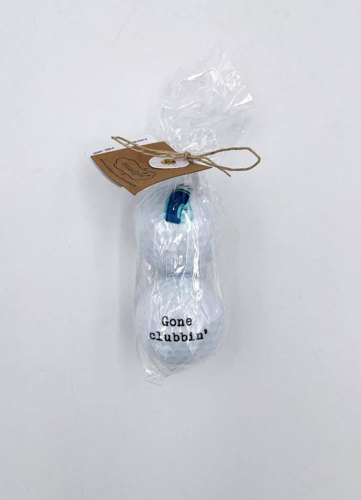 Gone Clubbin Golf Ball Set by Mud Pie