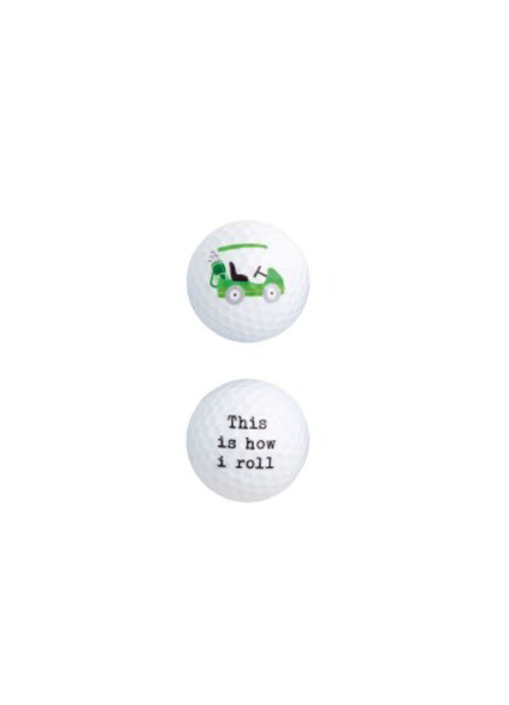 This Is How I Roll Golf Ball Set by Mud Pie