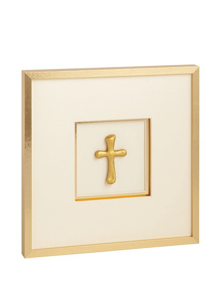 Framed Cross Wall Art by Mud Pie