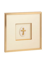 Framed Intaglio Cross Wall Art by Mud Pie