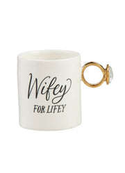 Wifey Ring Mug by Mud Pie