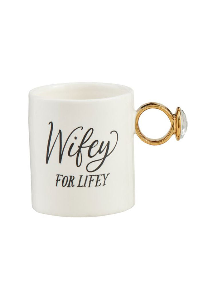 Wifey Ring Mug by Mud Pie