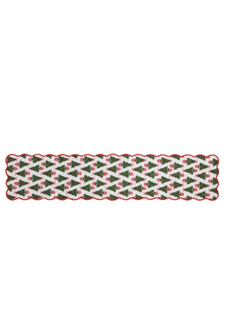 Quilted Tree Table Runner by Mud Pie