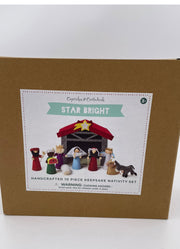 Handcrafted Felt Nativity Set by Twos Company