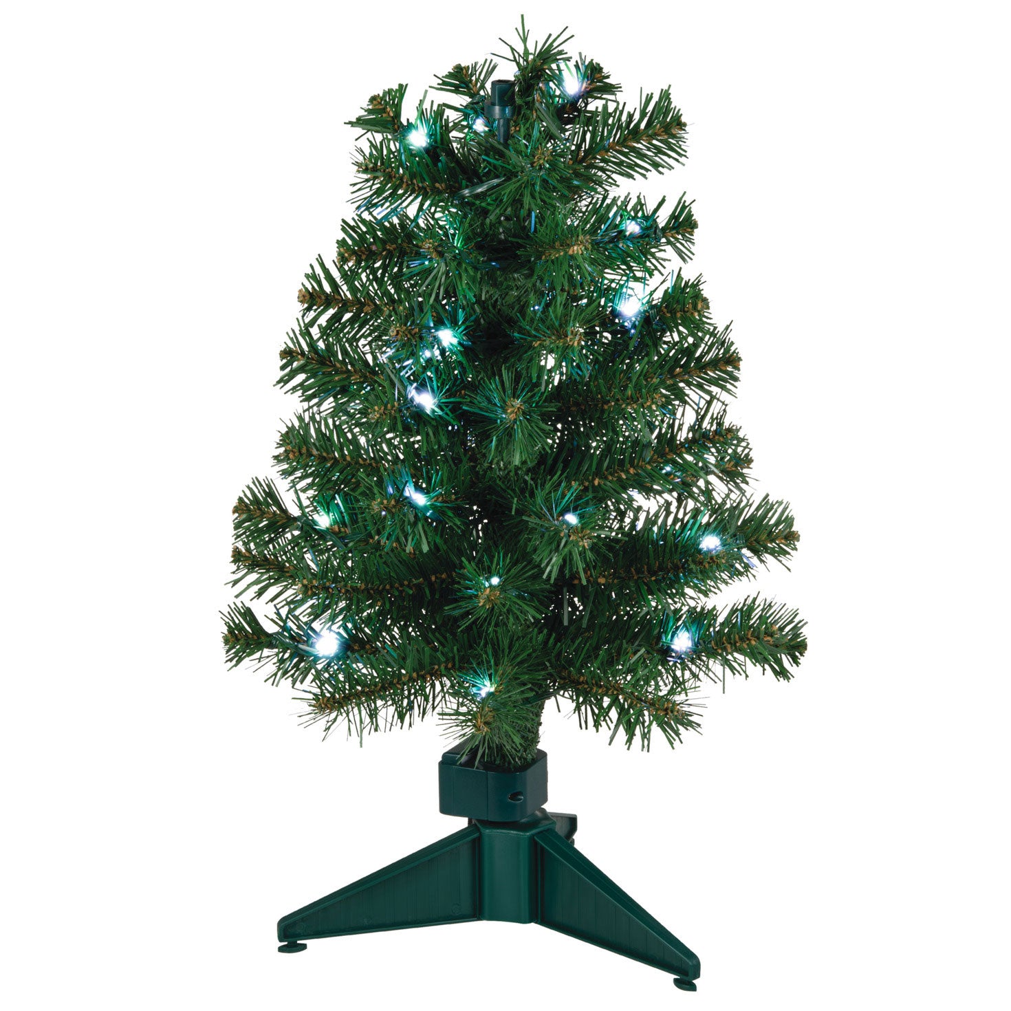 Hallmark Mini ShowToppers Evergreen Christmas Tree With Light, 17''