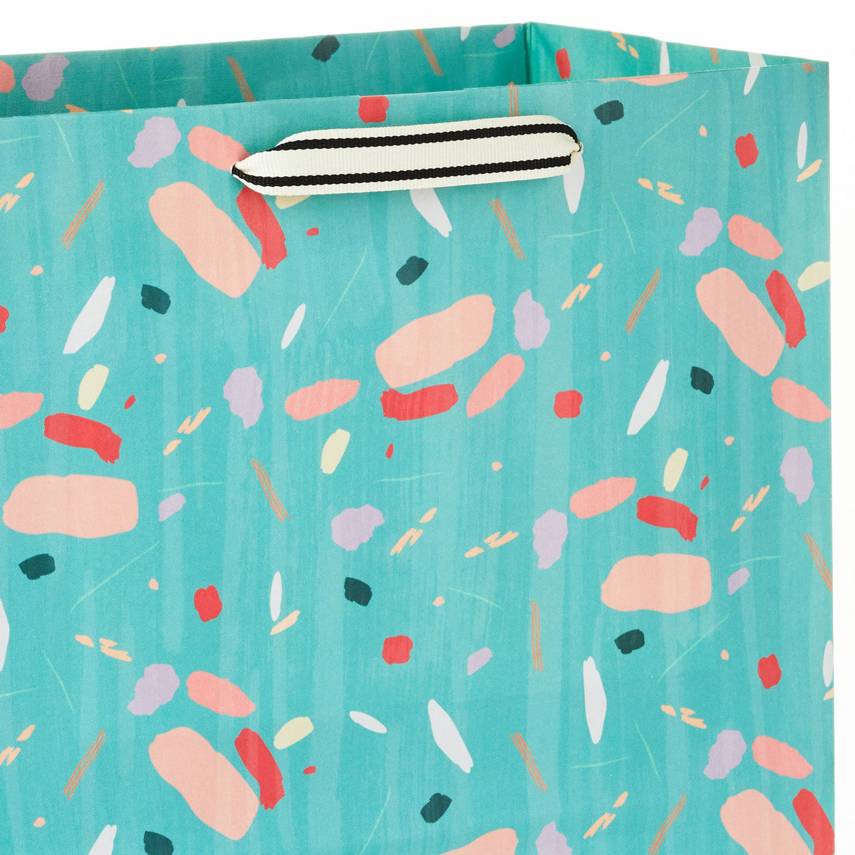 Hallmark 13" Colorful Terrazzo on Mint Large Gift Bag