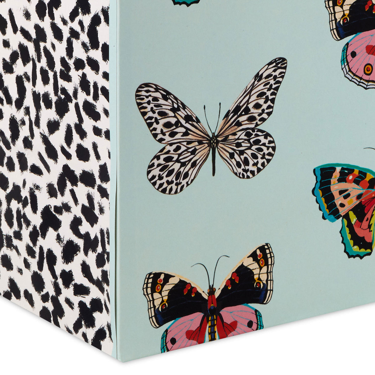 Hallmark 13" Butterflies on Mint Large Gift Bag