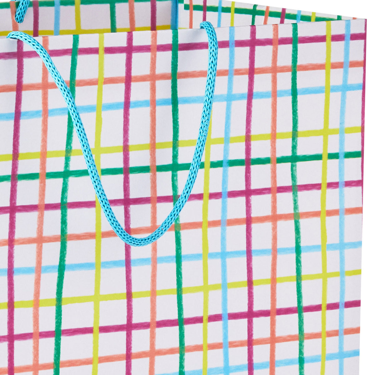 Hallmark 13'' Multicolor Windowpane Large Gift Bag