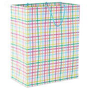Hallmark 13'' Multicolor Windowpane Large Gift Bag