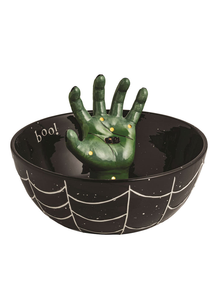 LED Sound Halloween Bowl by Mud Pie