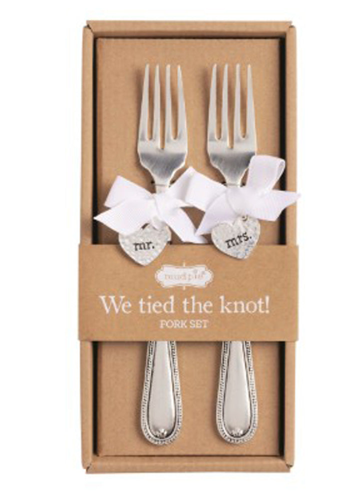 Wedding Charm Fork Set by Mud Pie