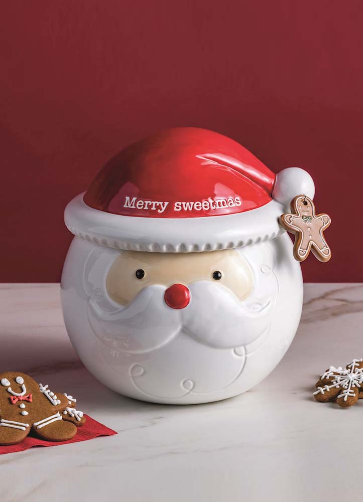 Santa Infrared Cookie Jar by Mud Pie