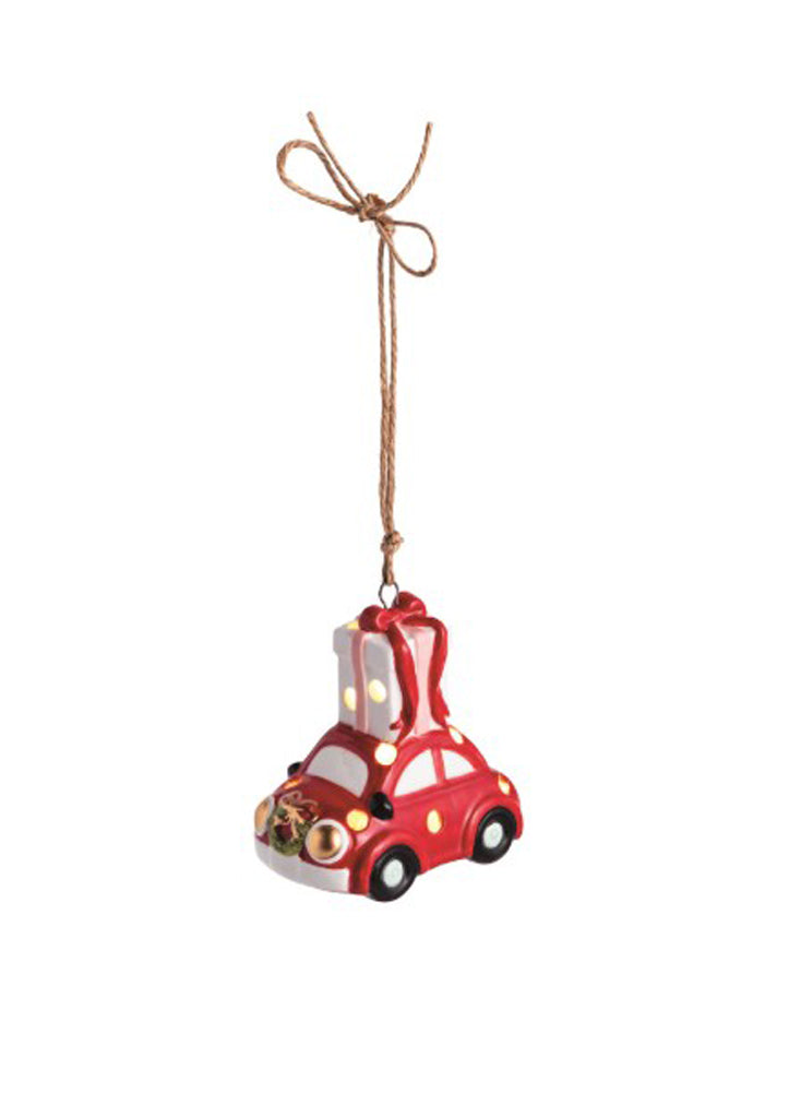 Car Ceramic LED Ornament by Mud Pie