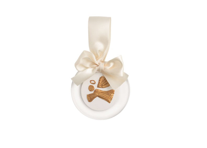 Angel Gold Intaglio Ornament by Mud Pie