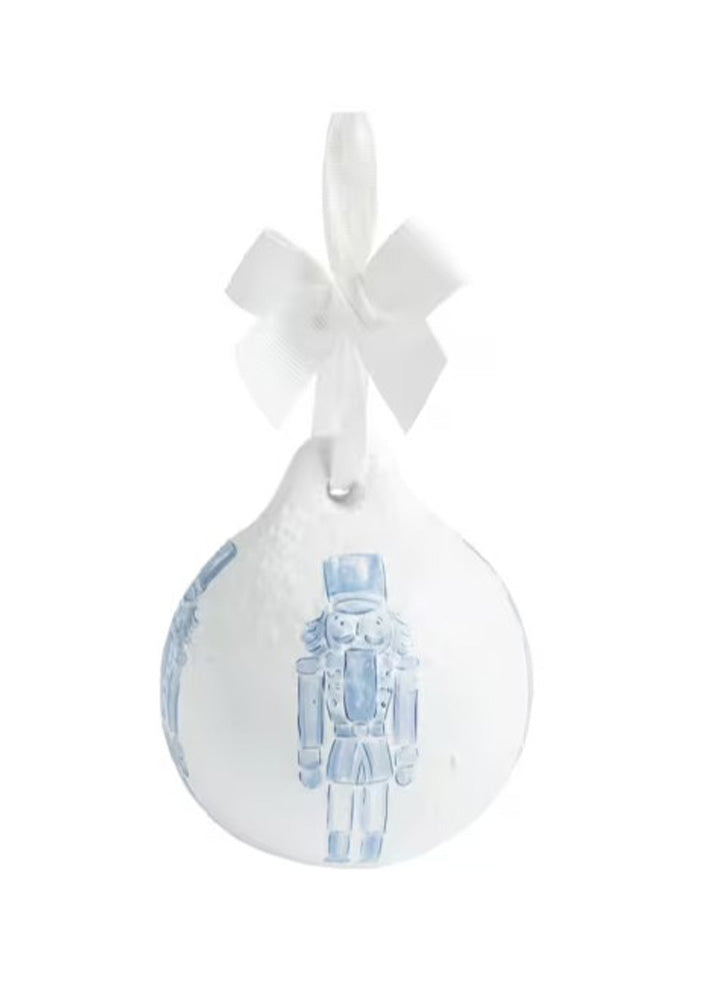 Blue Nutcracker Ornament by Mud Pie