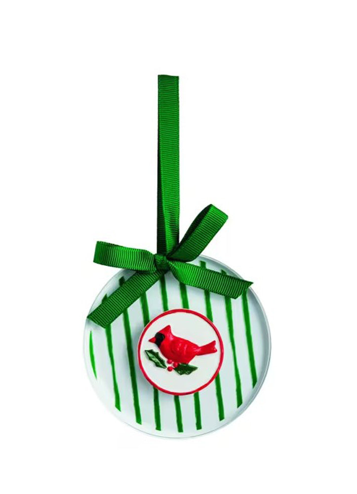 Cardinal Acrylic Ornament by Mud Pie
