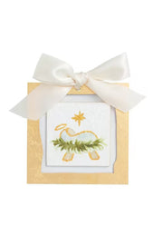 Baby Jesus Gold Ornament by Mud Pie