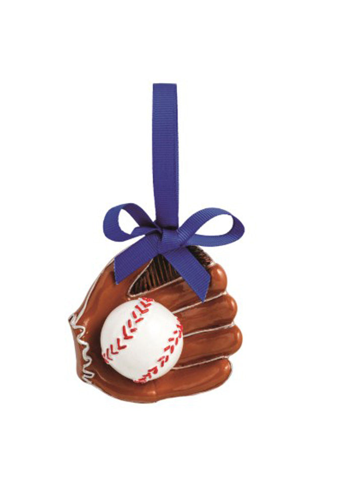 Baseball Hobby Ornament by Mud Pie