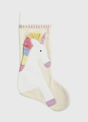 Unicorn Felt Stocking by Mud Pie