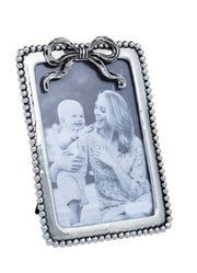Small Metal Bow Frame by Mud Pie