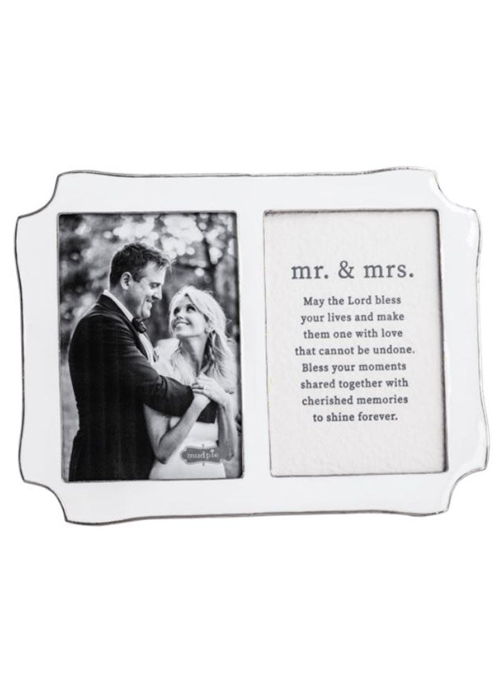 Double Prayer Wedding Frame by Mud Pie